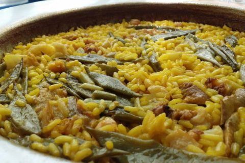 receta paella valenciana